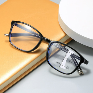 Multi-focus anti-blue light reading glasses